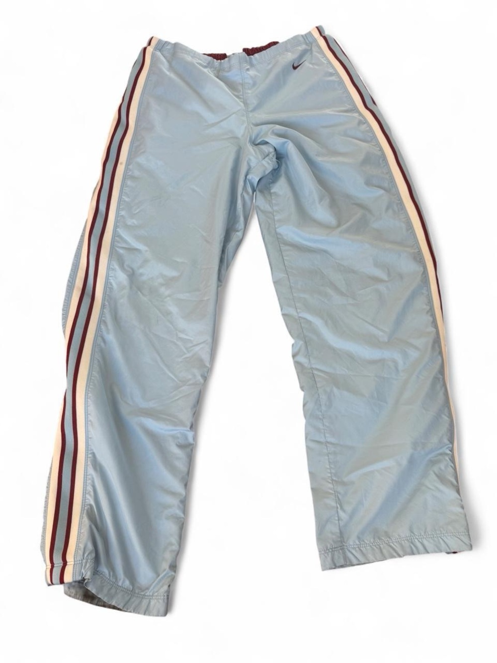 Nike 2000s Dri-Fit Light Blue Track Pants Medium